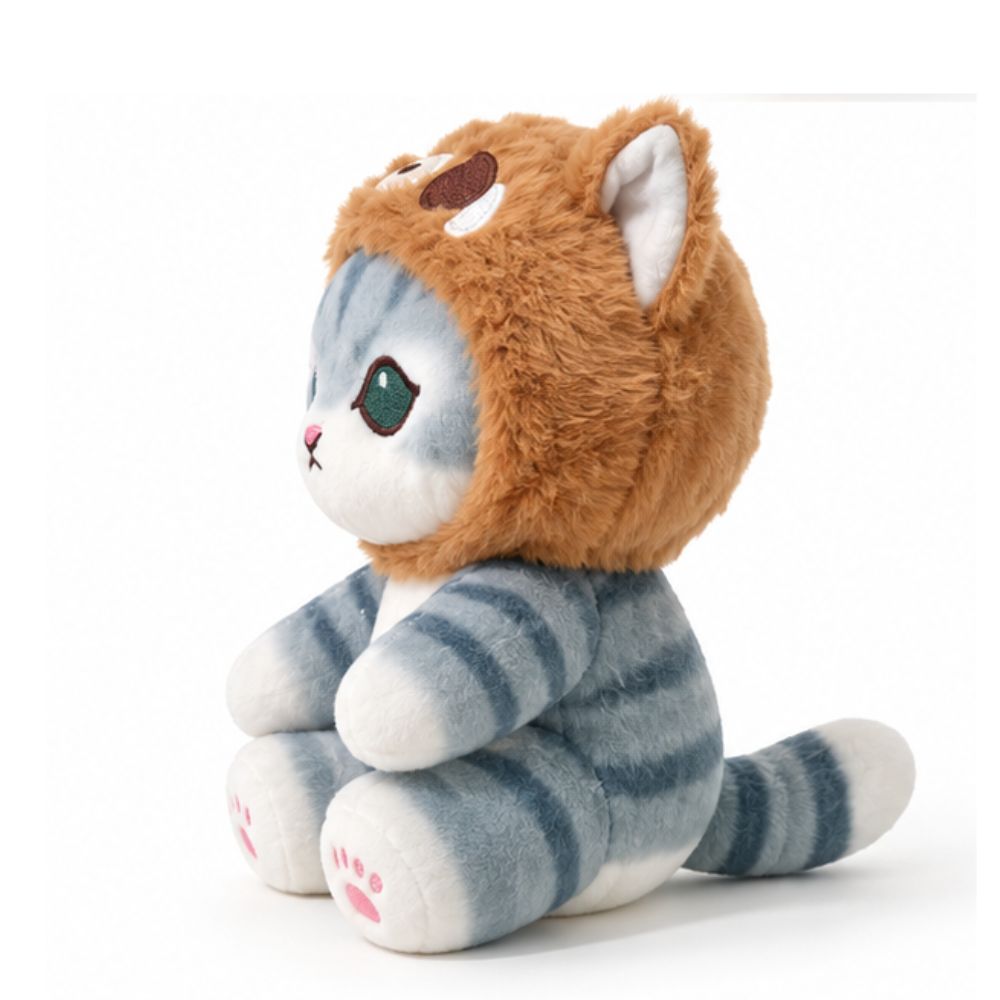 Peluche Gatito Kawaii con Capucha – Suave y Tierno - Imagen 2